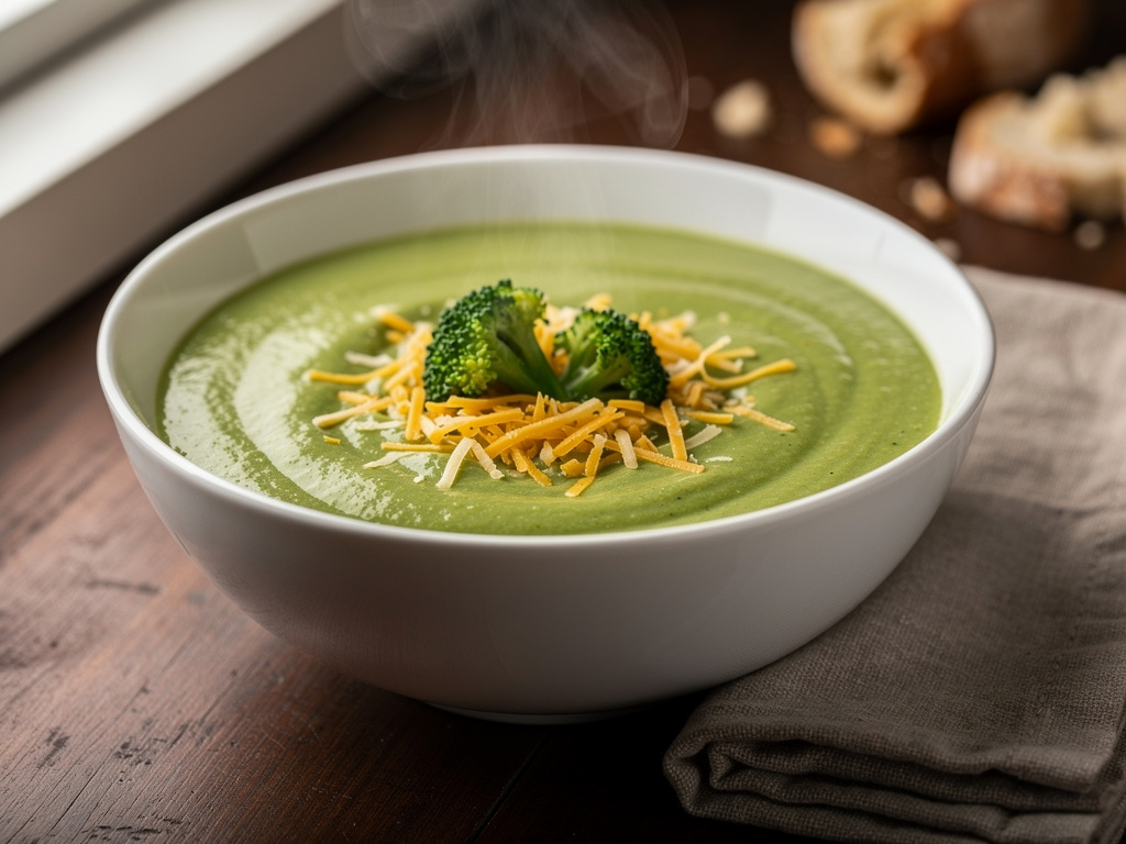 Broccoli cheese soup