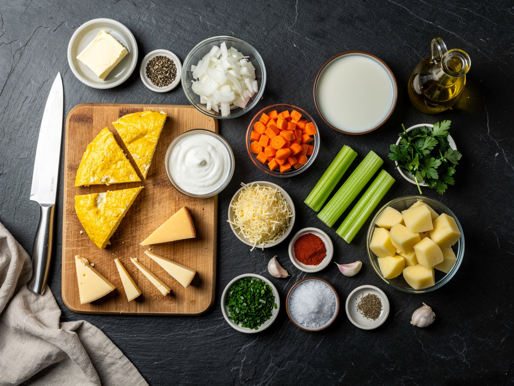 Fresh ingredients gathered and ready for this recipe.
