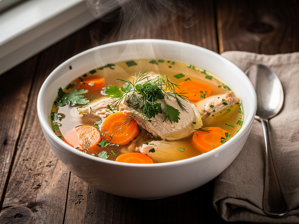 Chicken Soup with Carrots