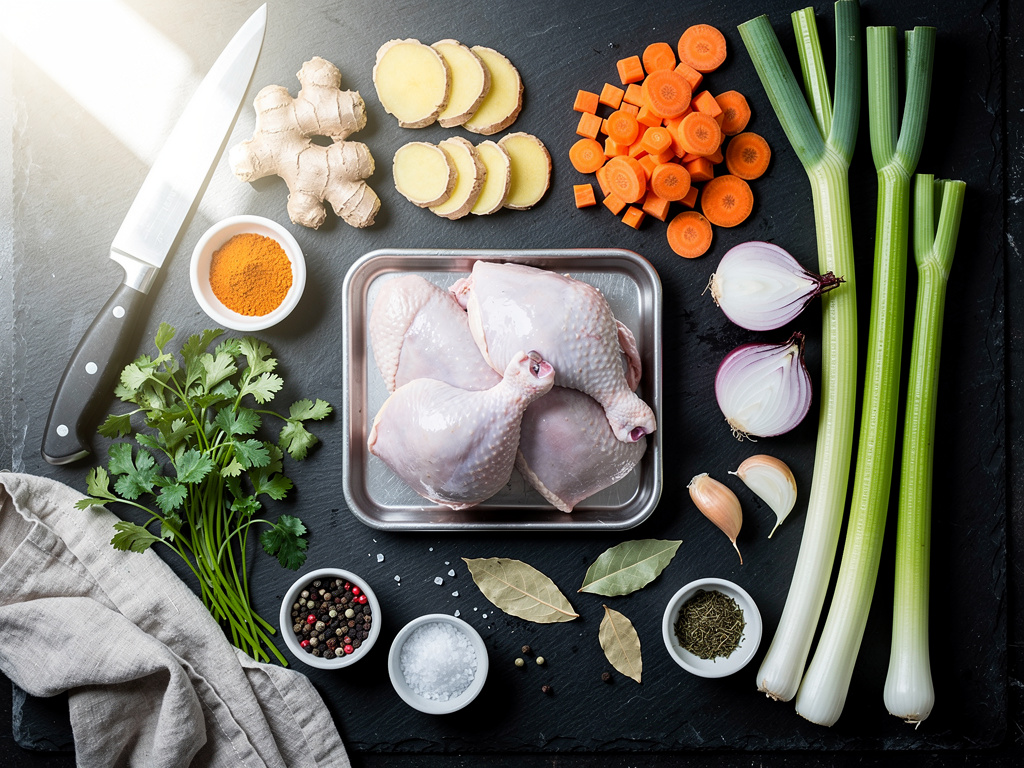 Fresh ingredients gathered and ready for this recipe.