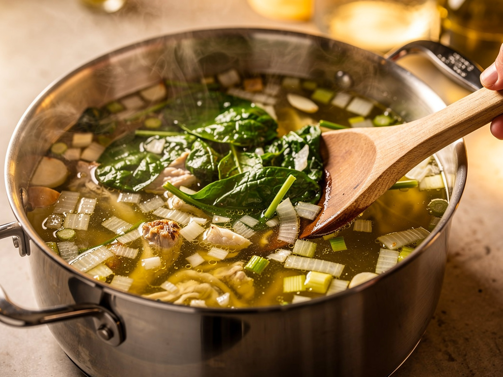 Sautéing the aromatics until fragrant.