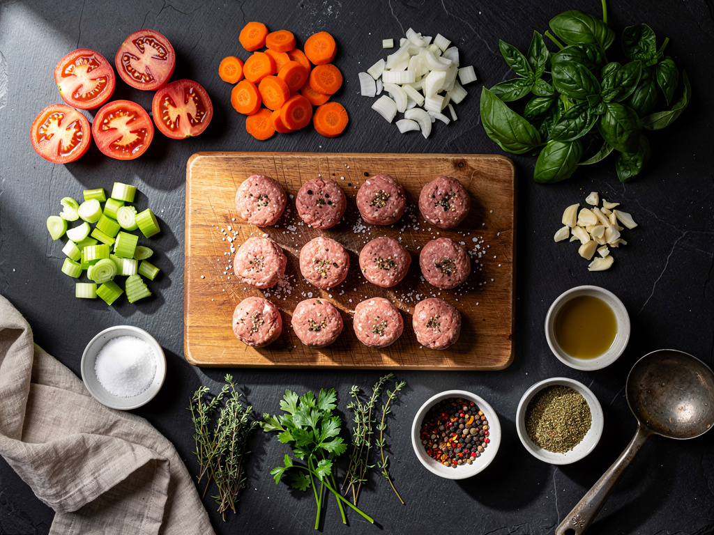 Fresh ingredients gathered and ready for this recipe.
