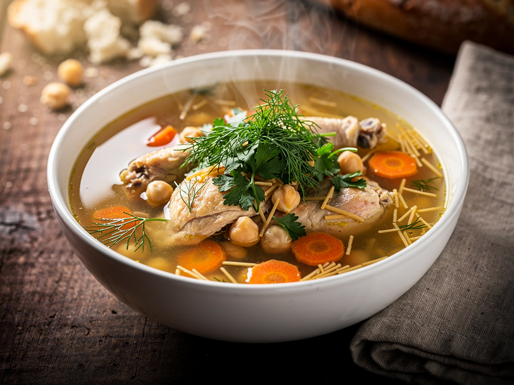 Moroccan Chicken Soup