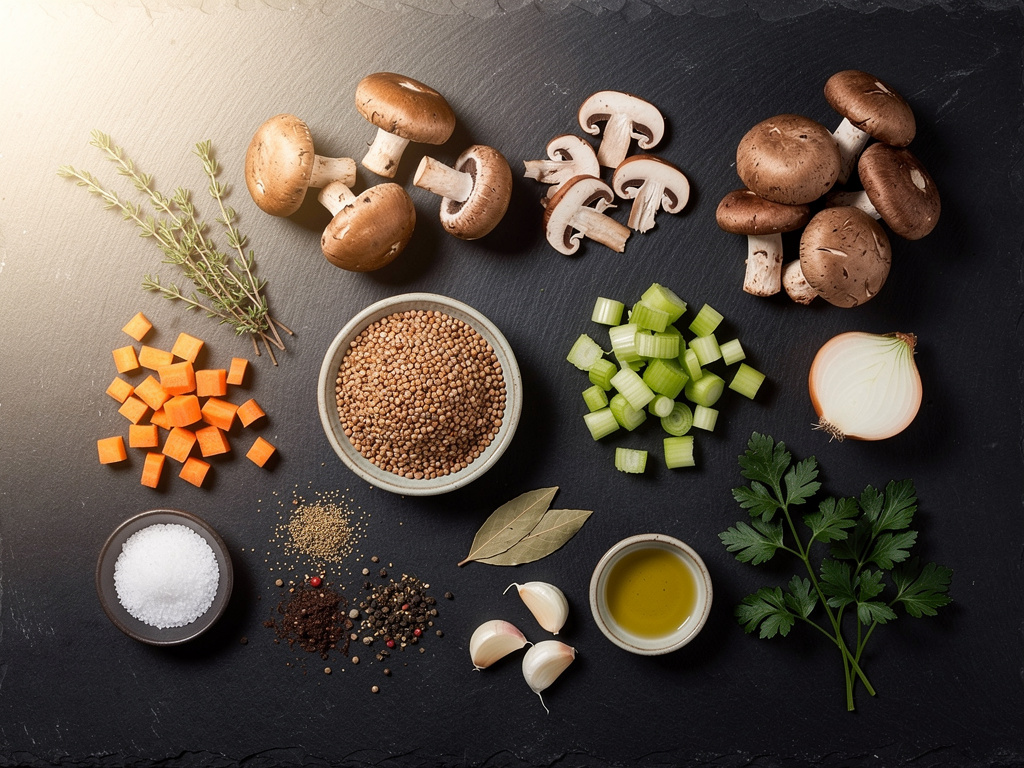 Fresh ingredients gathered and ready for this recipe.