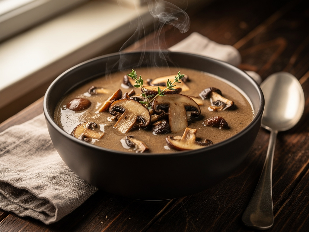 Oyster Mushroom Soup