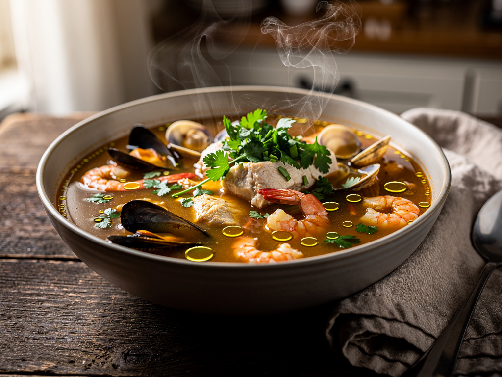 Sopa de Mariscos (Spanish Seafood Soup)