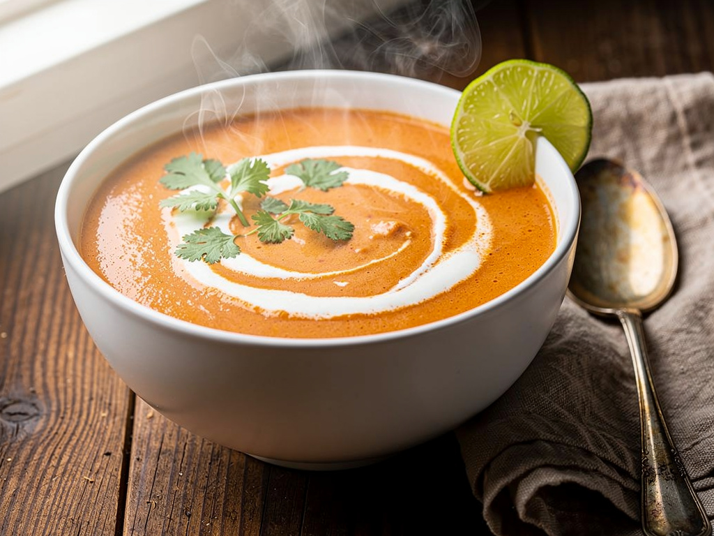 Tomato Coconut Soup