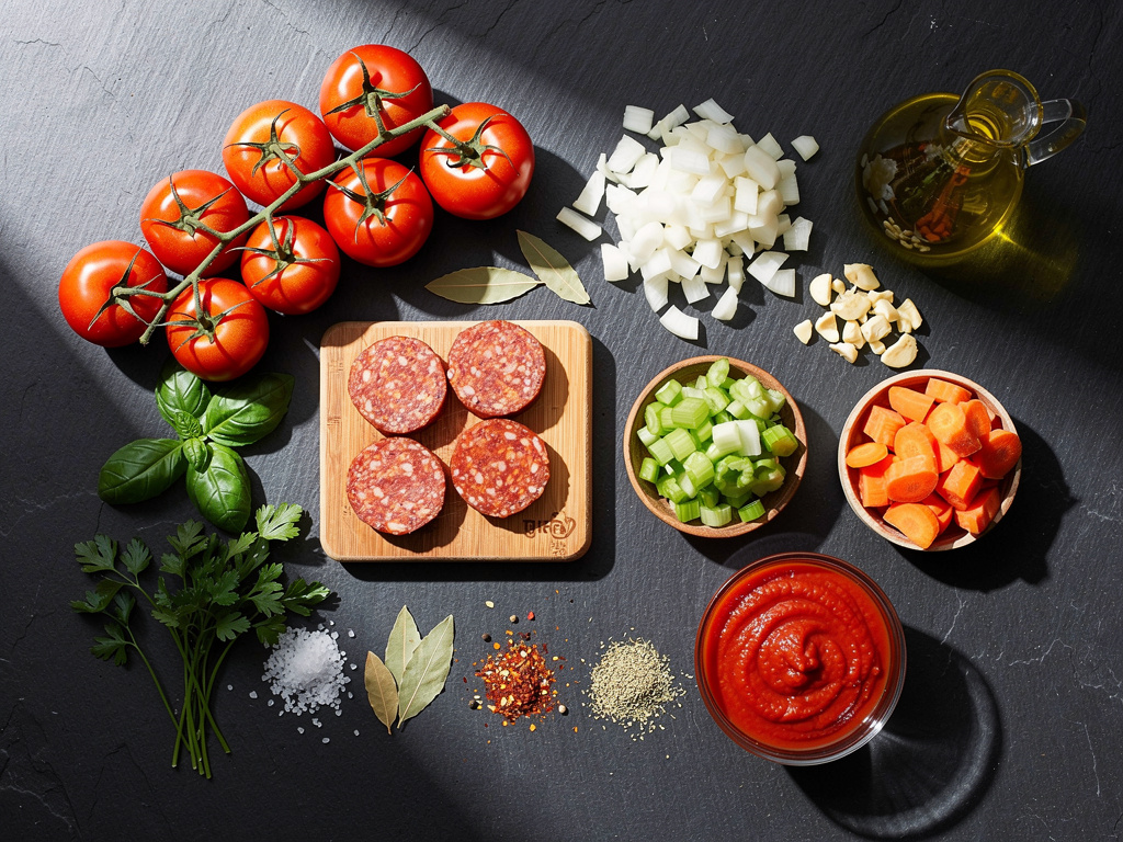 Fresh ingredients gathered and ready for this recipe.
